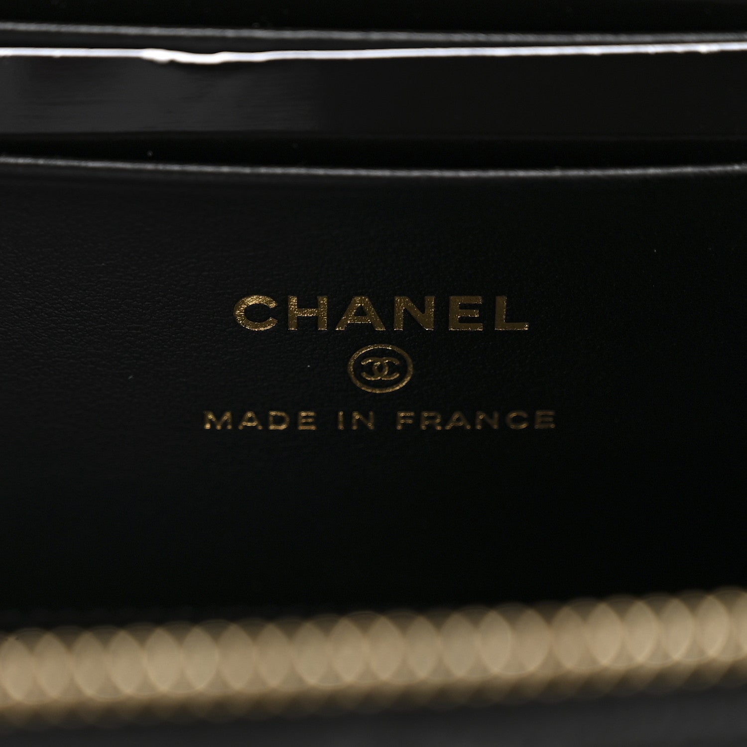 Chanel Caviar Quilted Top Handle Long Vanity Black 6 of 11