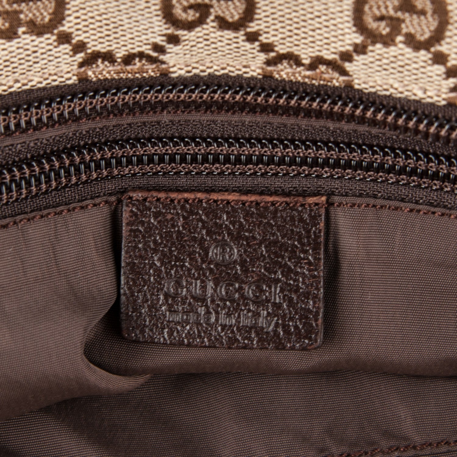 Gucci Monogram Web Large Diaper Tote Brown 6 of 11