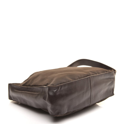 Prada Tessuto Nylon Vitello Messenger Ebano 4 of 8