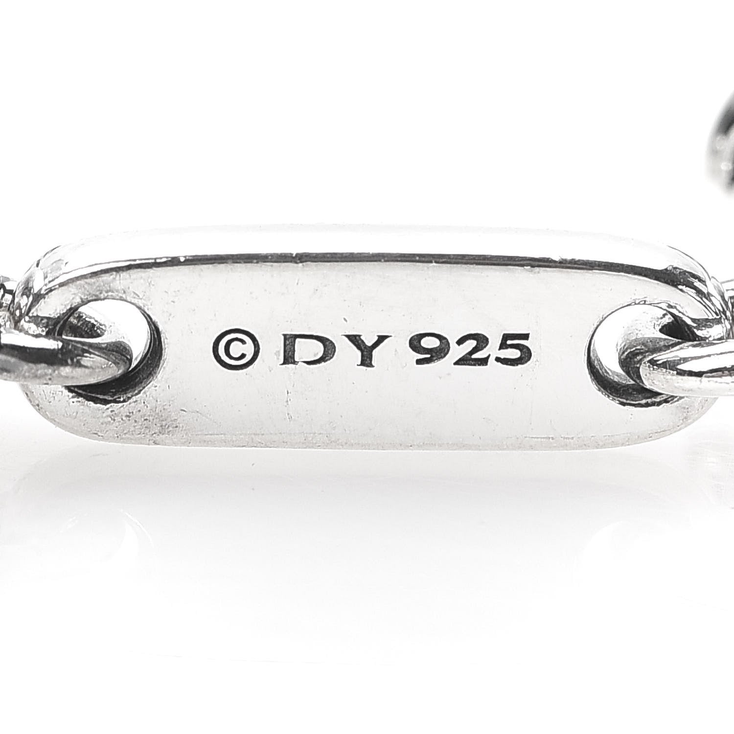 David Yurman Sterling Silver Cable Classics Cufflinks 3 of 3