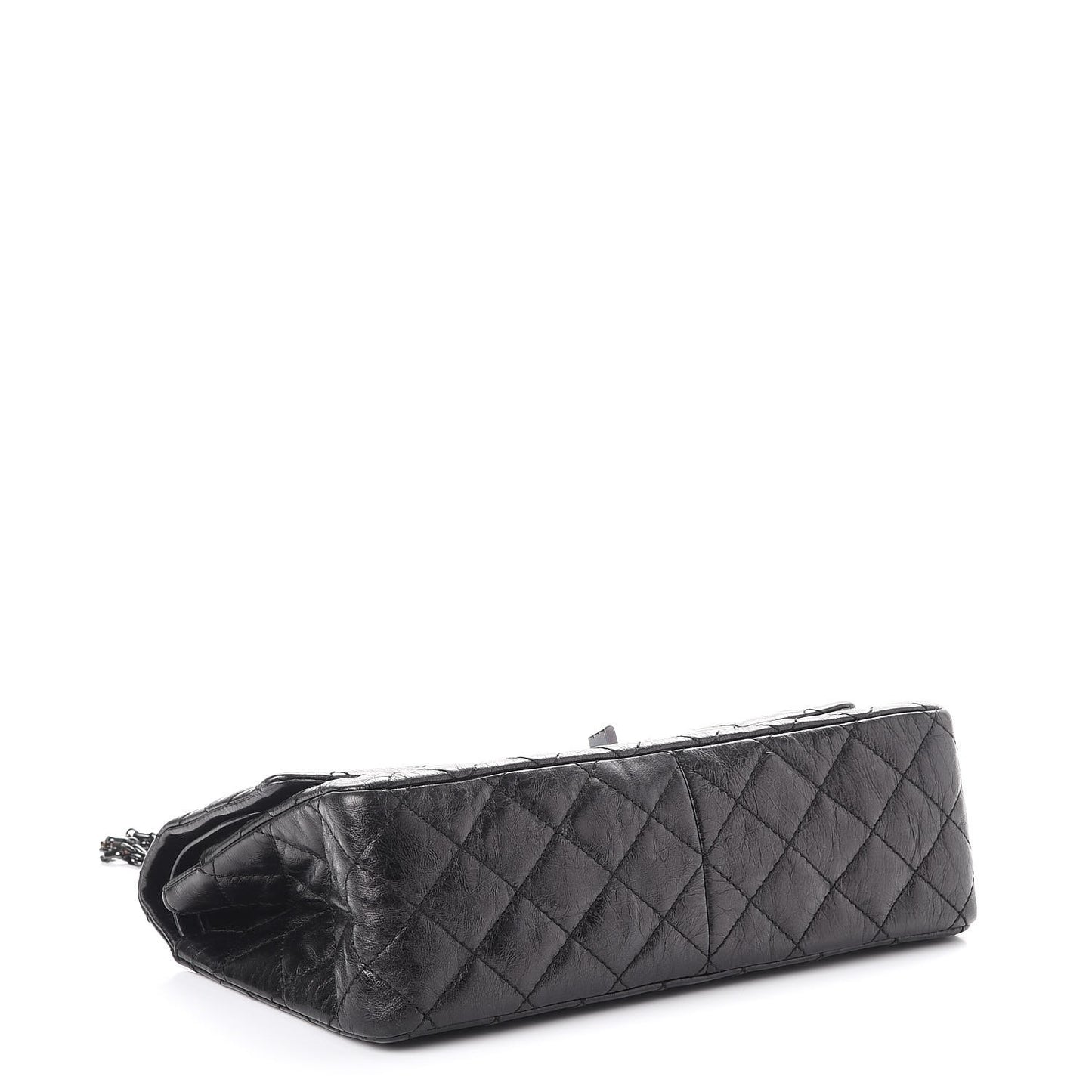 Metallic Aged Calfskin 2.55 Reissue 226 Flap So Black