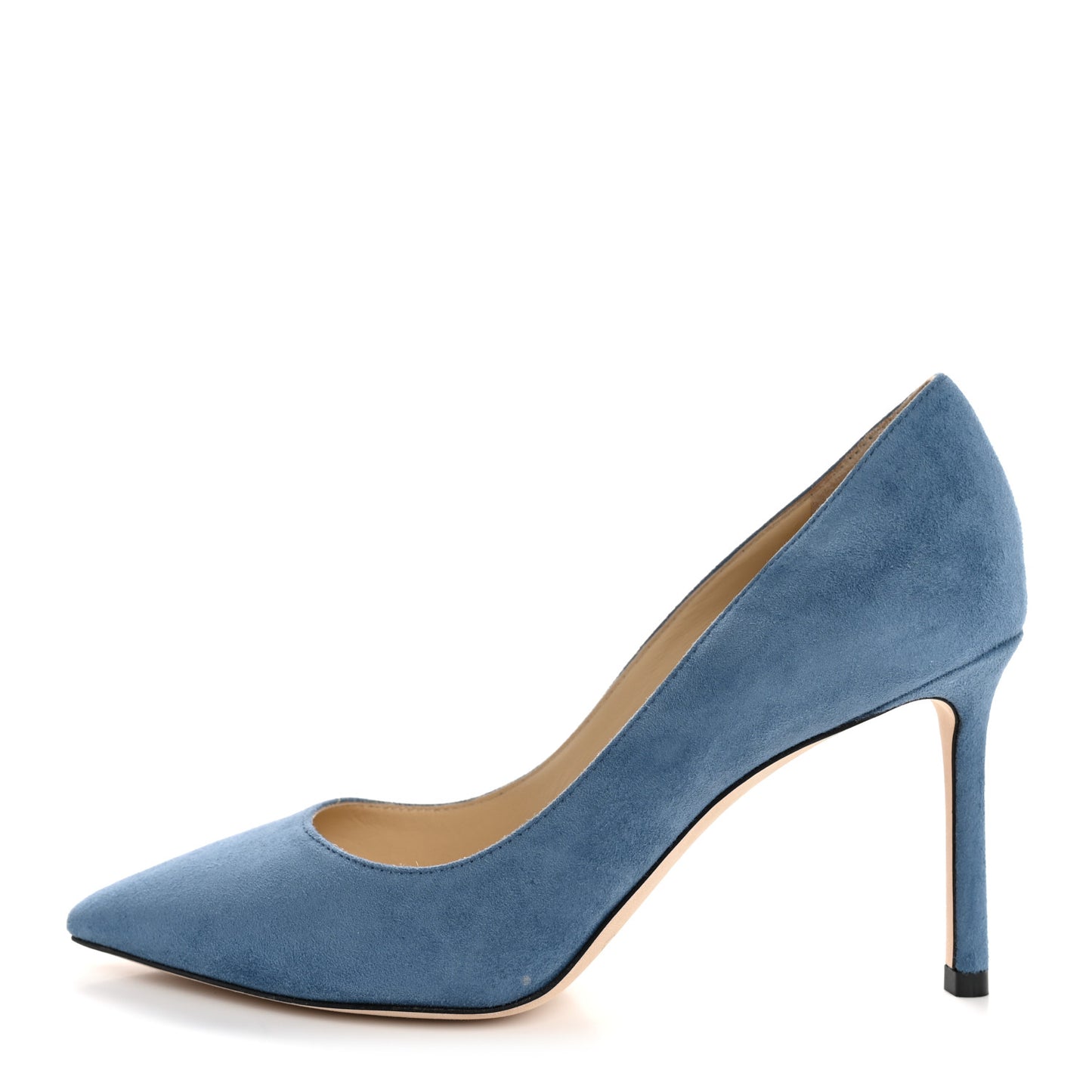 Suede Romy 85 Pumps 36.5 Butterfly Blue
