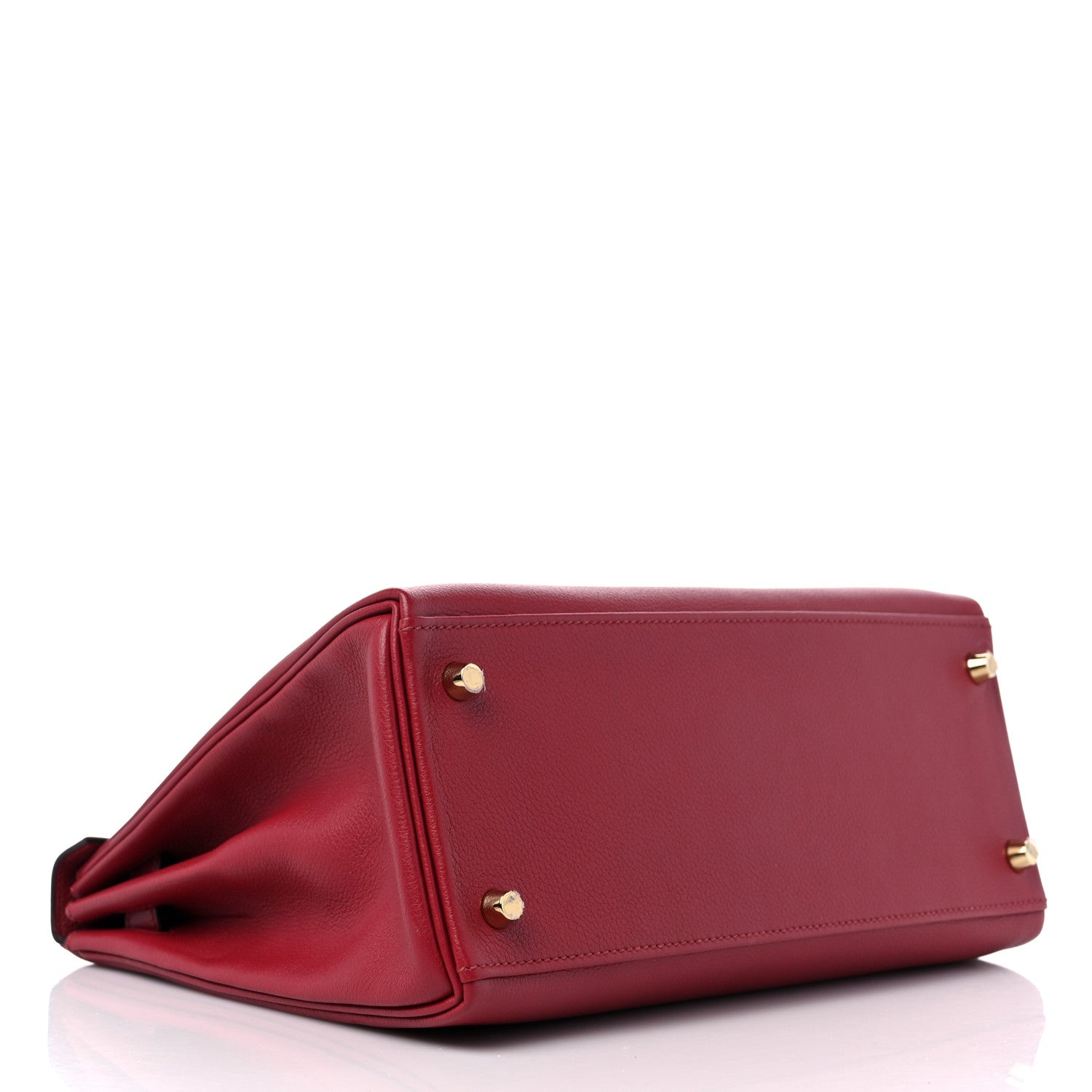 Hermes Evercolor Kelly Retourne 28 Rouge Grenat 4 of 9