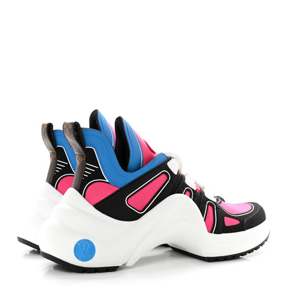 Louis Vuitton Calfskin Nylon LV Pop Archlight Sneaker 38.5 Rose 4 of 8