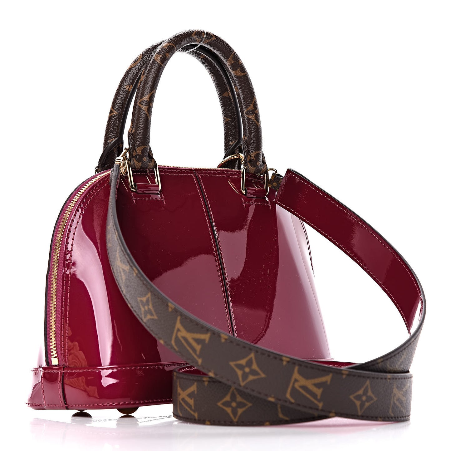 Patent Monogram Alma BB Magenta