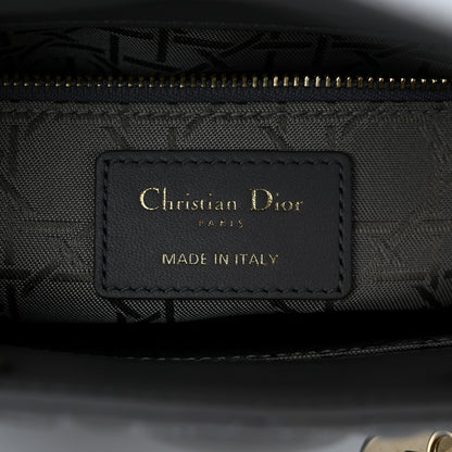 Christian Dior Lambskin Cannage Small My ABC Dior Lady Dior Grey 5 of 9