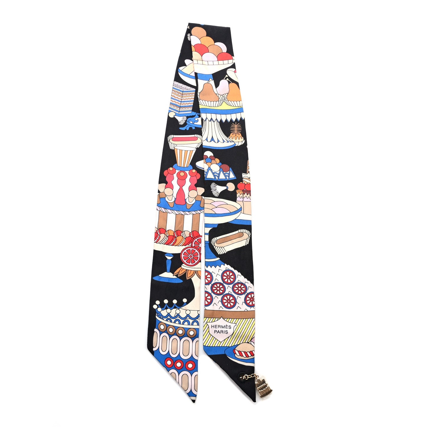 Silk La Patisserie Francaise Charms Twilly Charms Black White Bleu