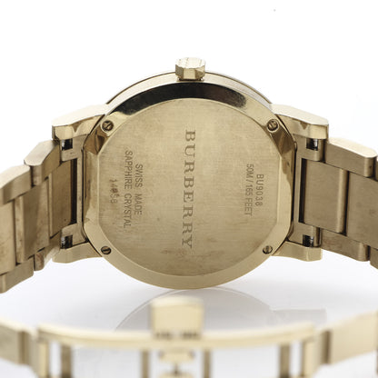 Burberry Stainless Steel 38mm The City Quartz Watch Champagne BU9038 5 of 8