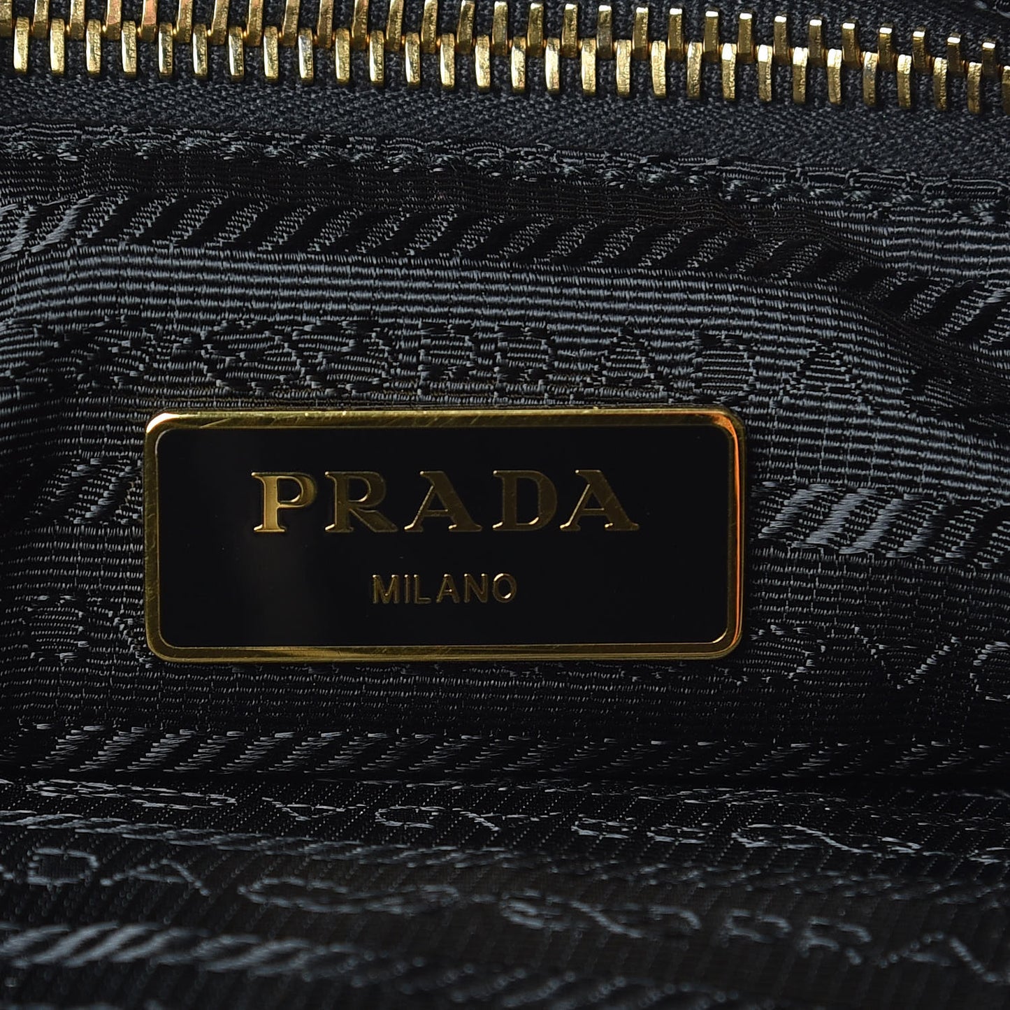 Nylon Tessuto Saffiano Robot Tote Bag Black Mimosa