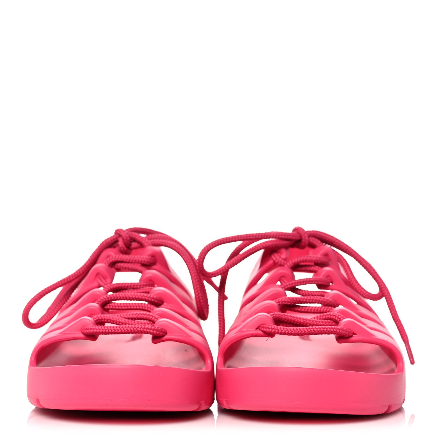Bottega Veneta Rubber Jelly Sandals 37 Cranberry 2 of 8