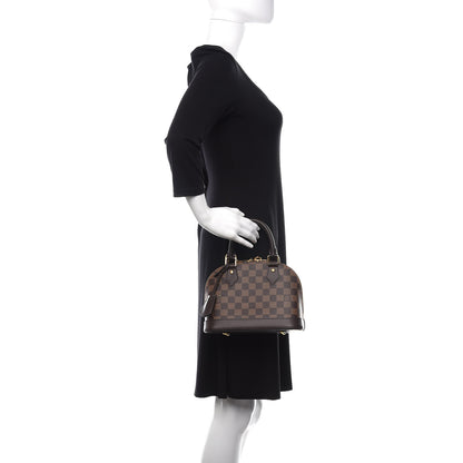 Louis Vuitton Damier Ebene Alma BB 3 of 11
