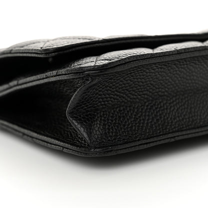 Chanel Caviar Quilted Wallet on Chain WOC Black 9 of 11