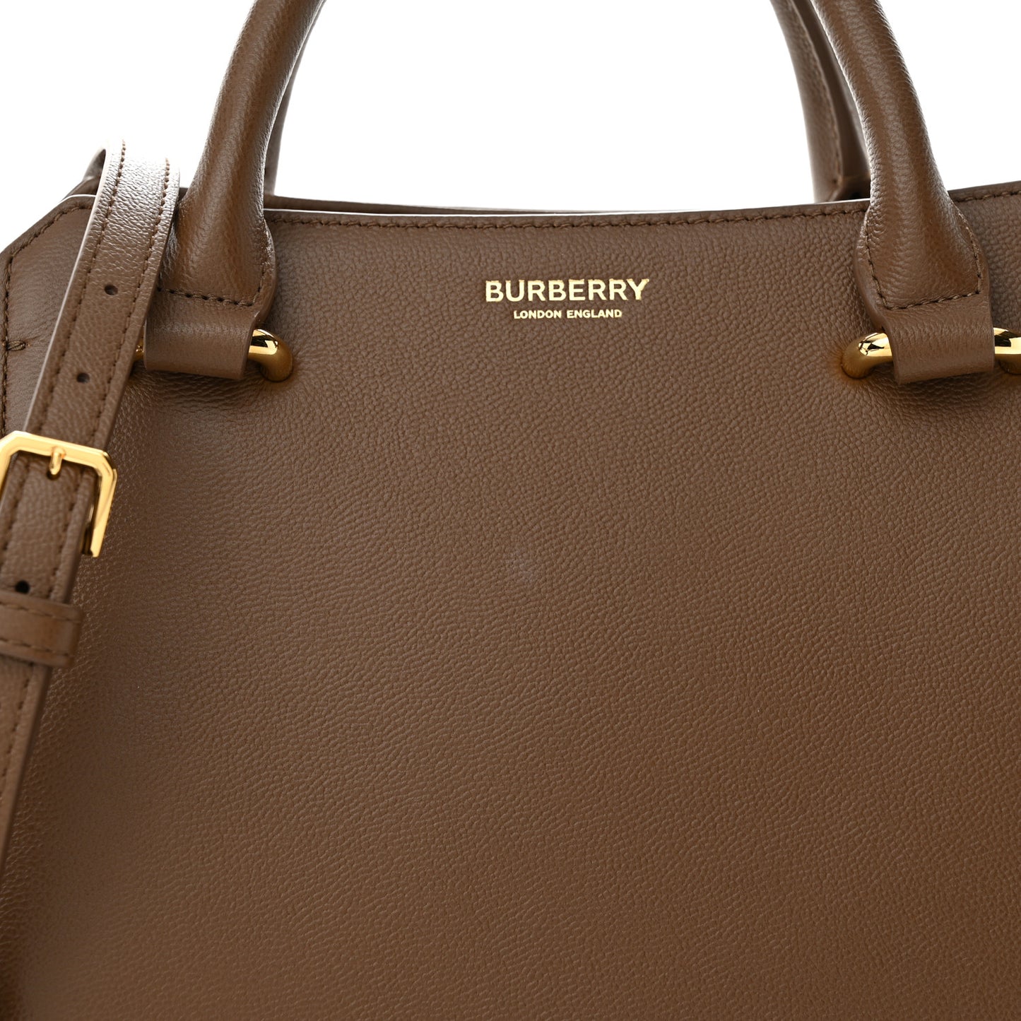 Calfskin Mega Check Mini Banwell Tote Earth