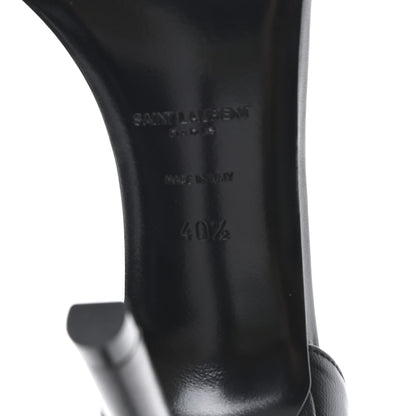Saint Laurent Calfskin Tripon Amber 105 Ankle Strap Sandals 40.5 Black 7 of 10