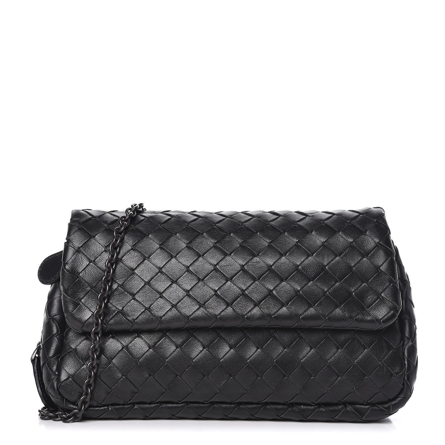 Bottega Veneta Nappa Intrecciato Small Chain Crossbody Black 1 of 9