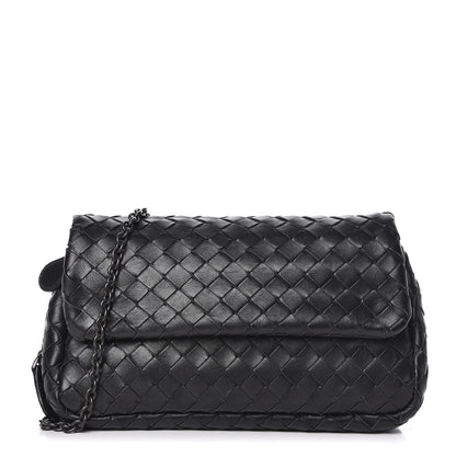 Bottega Veneta Nappa Intrecciato Small Chain Crossbody Black 1 of 9