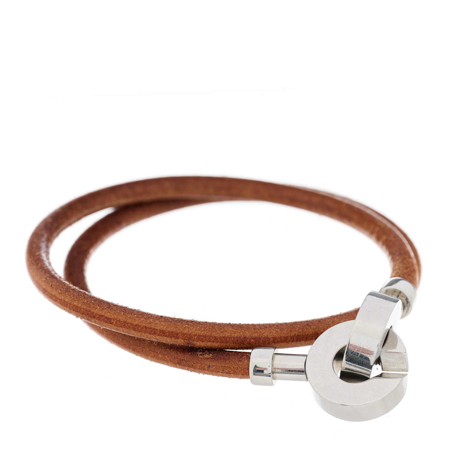 Hermes Barenia Lancelot Bracelet Fauve 1 of 3