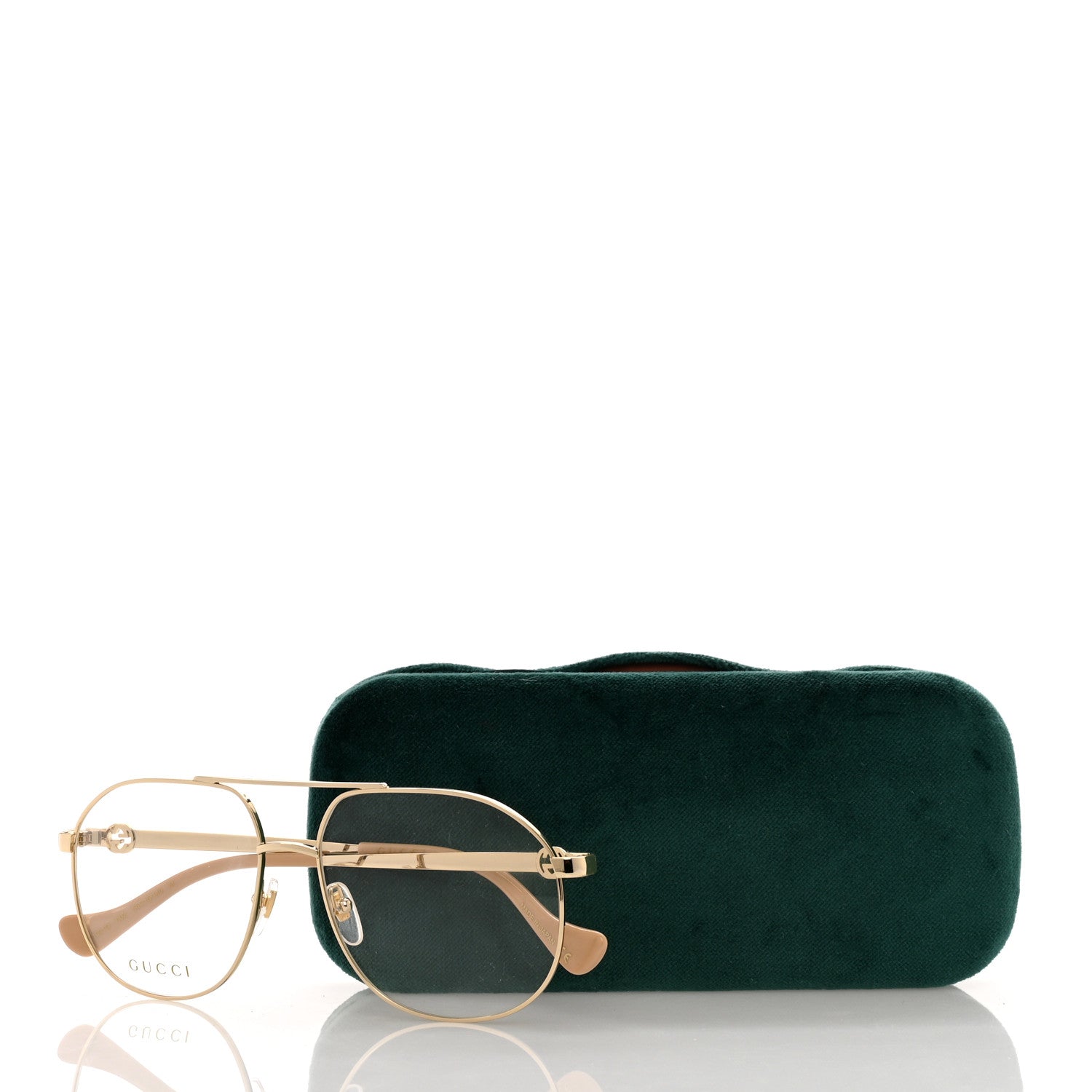Gucci Metal Eyeglasses GG1091O Gold 8 of 8