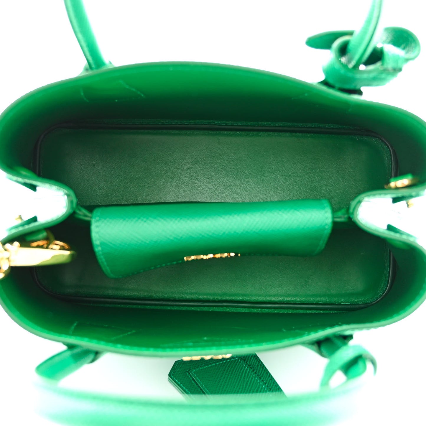 Saffiano Cuir Mini Double Bag Mango