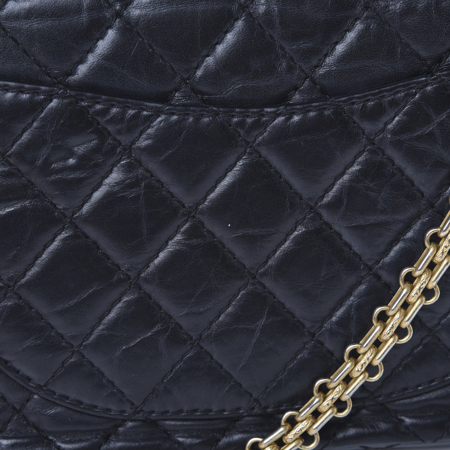 Aged Calfskin Lucky Charms 2.55 Reissue 225 Flap Black