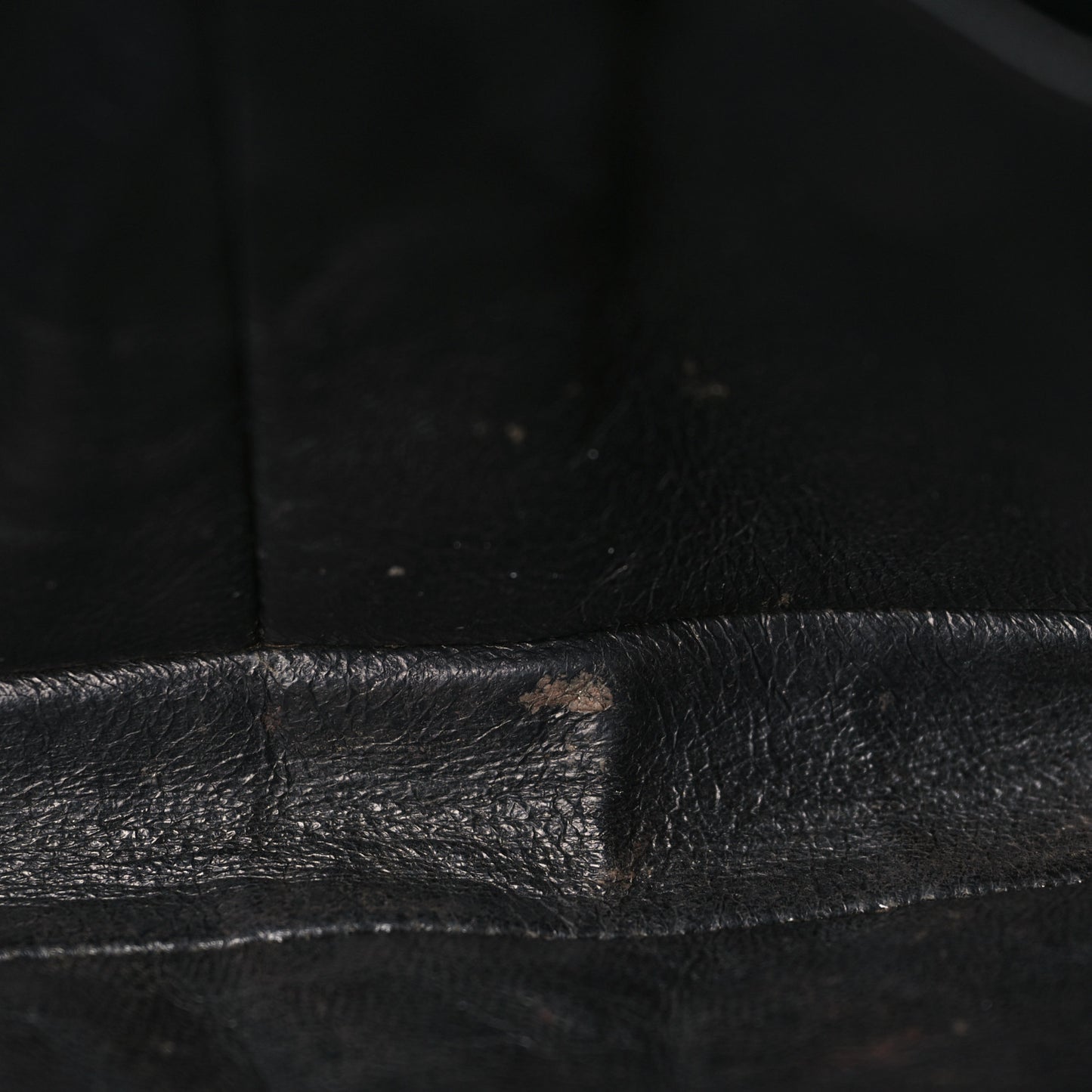 Lambskin East West Chocolate Bar Flap Black