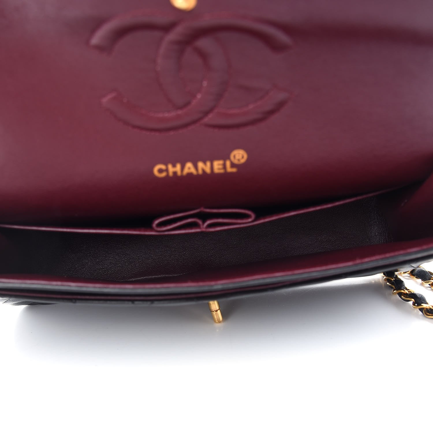 Chanel Lambskin Quilted Medium Double Flap Black 4 of 10