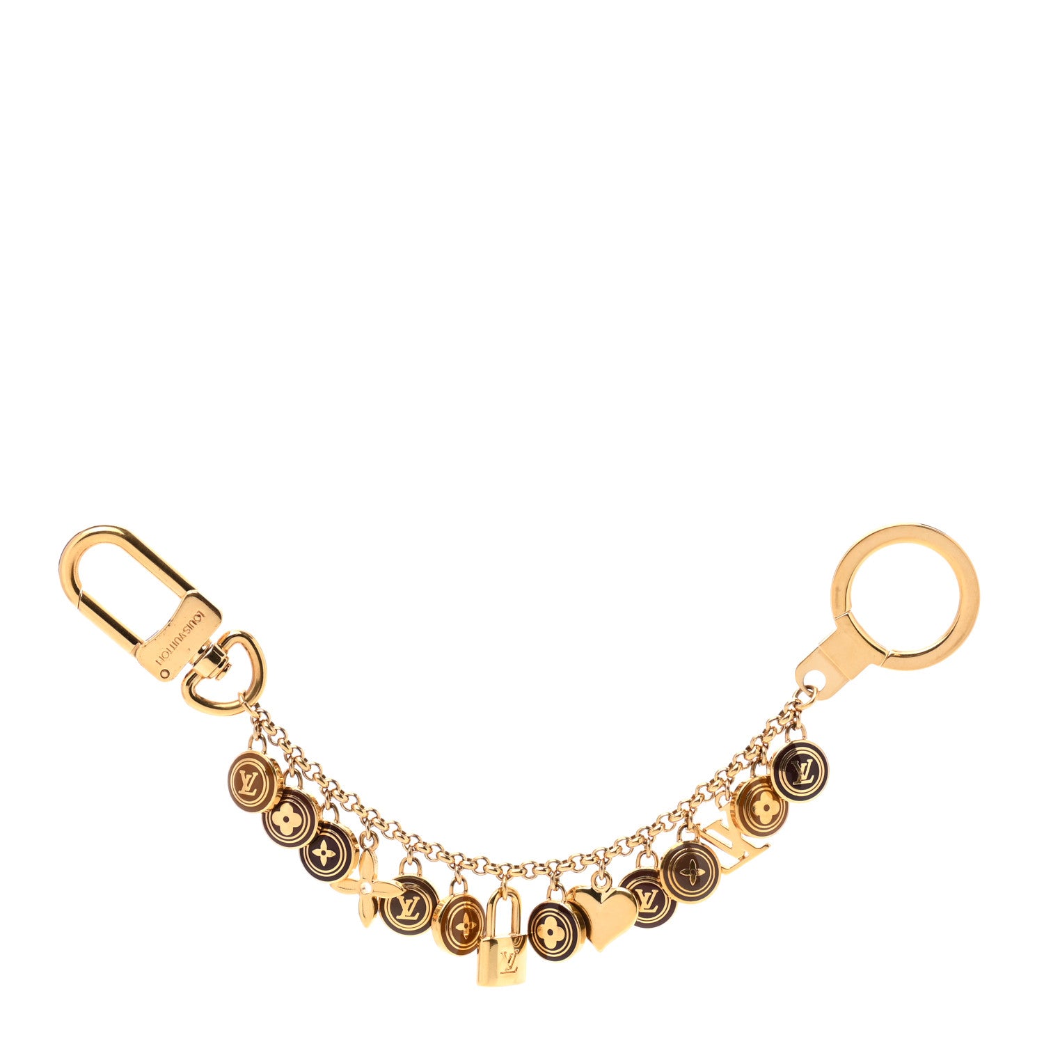 Louis Vuitton Pastilles Key Chain Bag Charm Brown 1 of 4