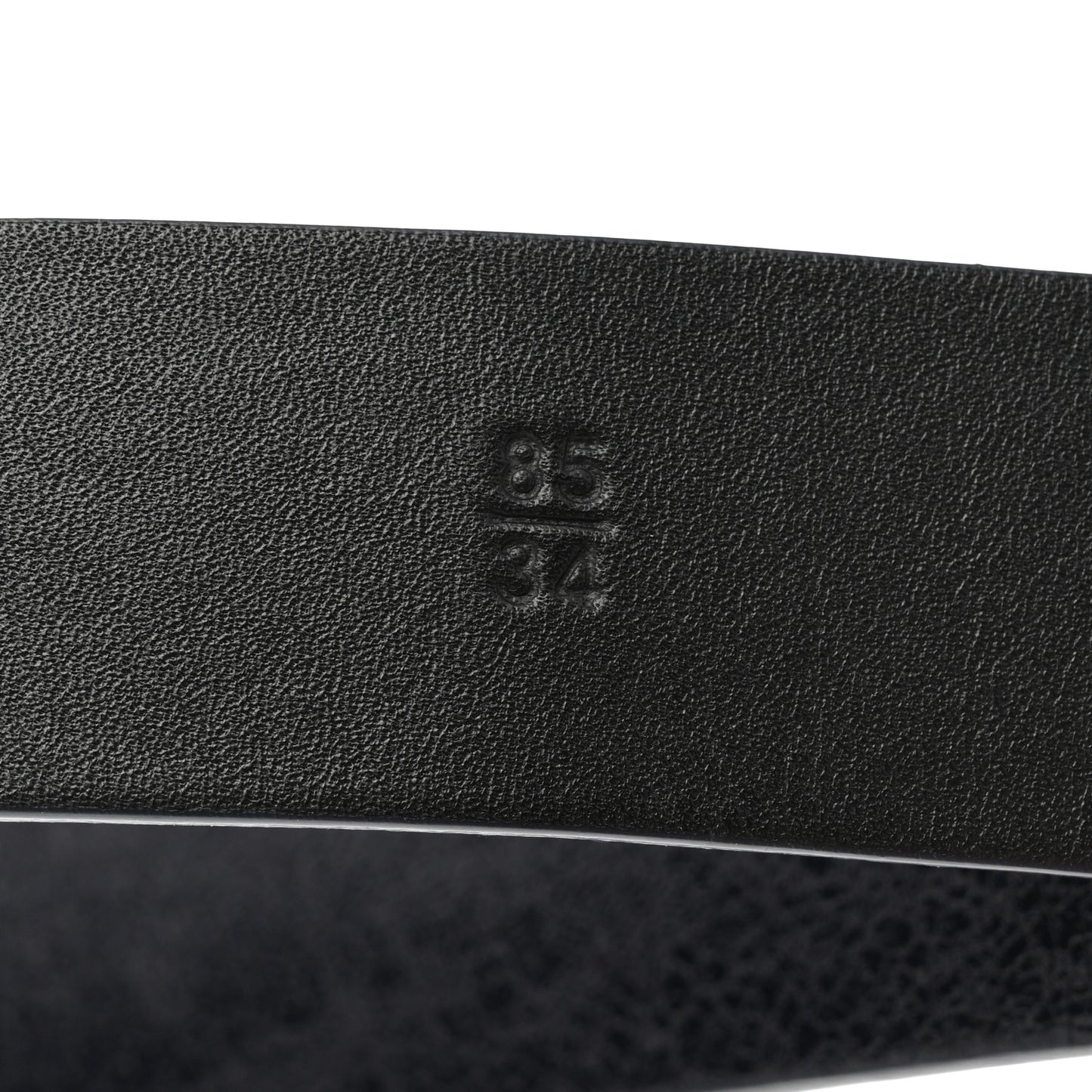 Glazed Calfskin CC Belt 85 34 Dark Navy