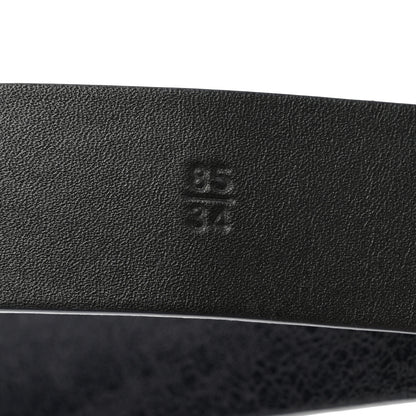 Chanel Glazed Calfskin CC Belt 85 34 Dark Navy 4 of 8
