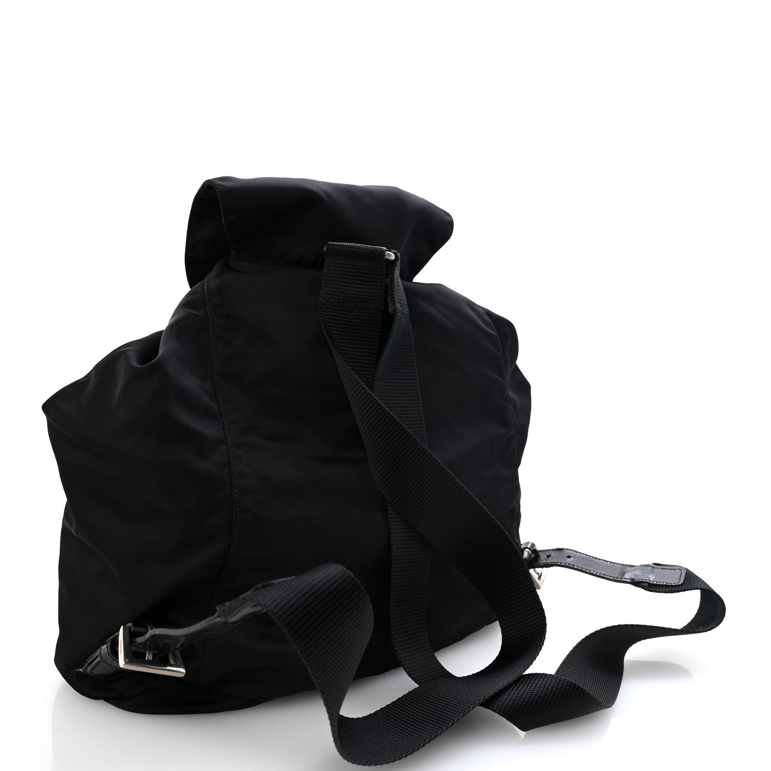 Prada Tessuto Nylon Vela Cinch Backpack Black 3 of 13