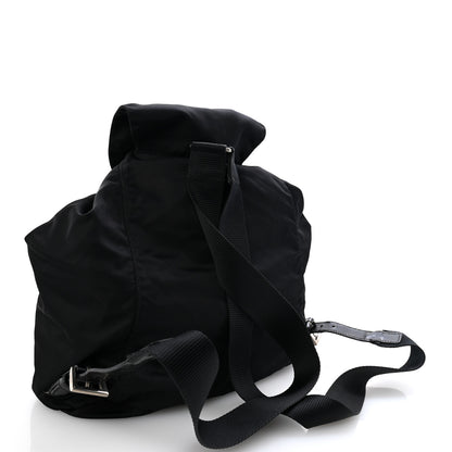 Prada Tessuto Nylon Vela Cinch Backpack Black 3 of 13