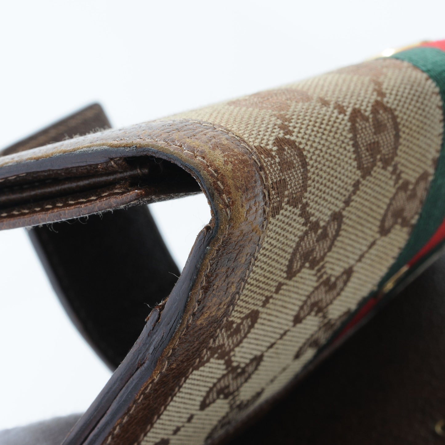 Monogram Web Grommet Continental Wallet Ebony
