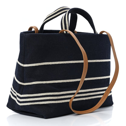 Chanel Denim Large Shopping Tote Blue 3 of 11