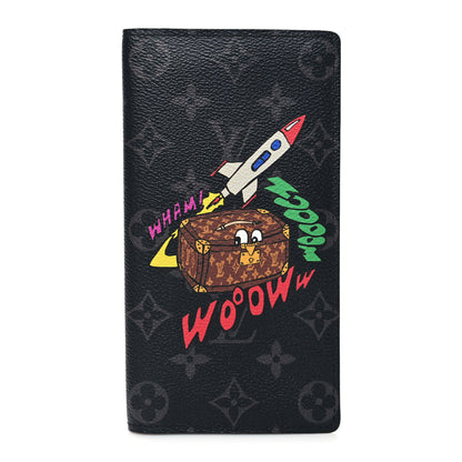 Louis Vuitton Monogram Eclipse Space Age Brazza Wallet 1 of 8