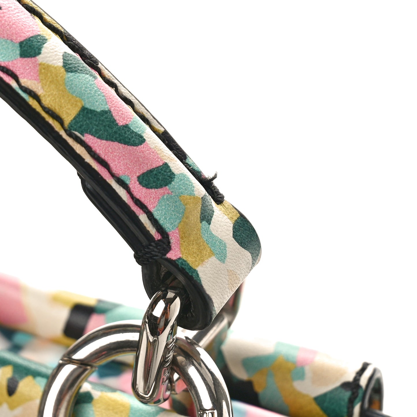 Nappa Printed Mini Peekaboo Iconic Satchel Multicolor