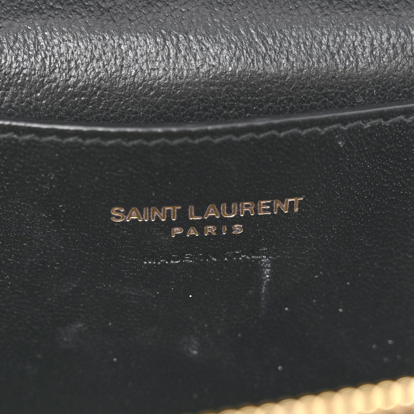 Patent Quilted Gaby Vanity Bag Black