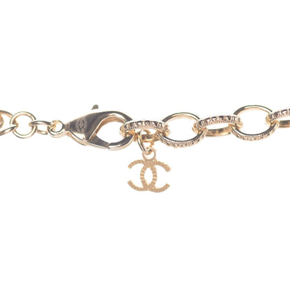 Chanel ID Dog Tag Charm Necklace Gold 5 of 7