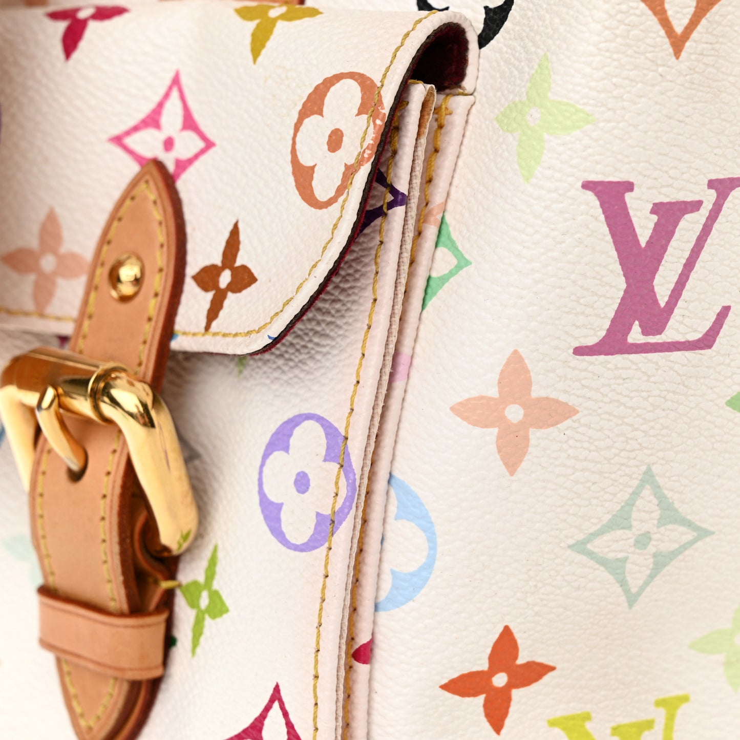 Monogram Multicolor Petit Noe White