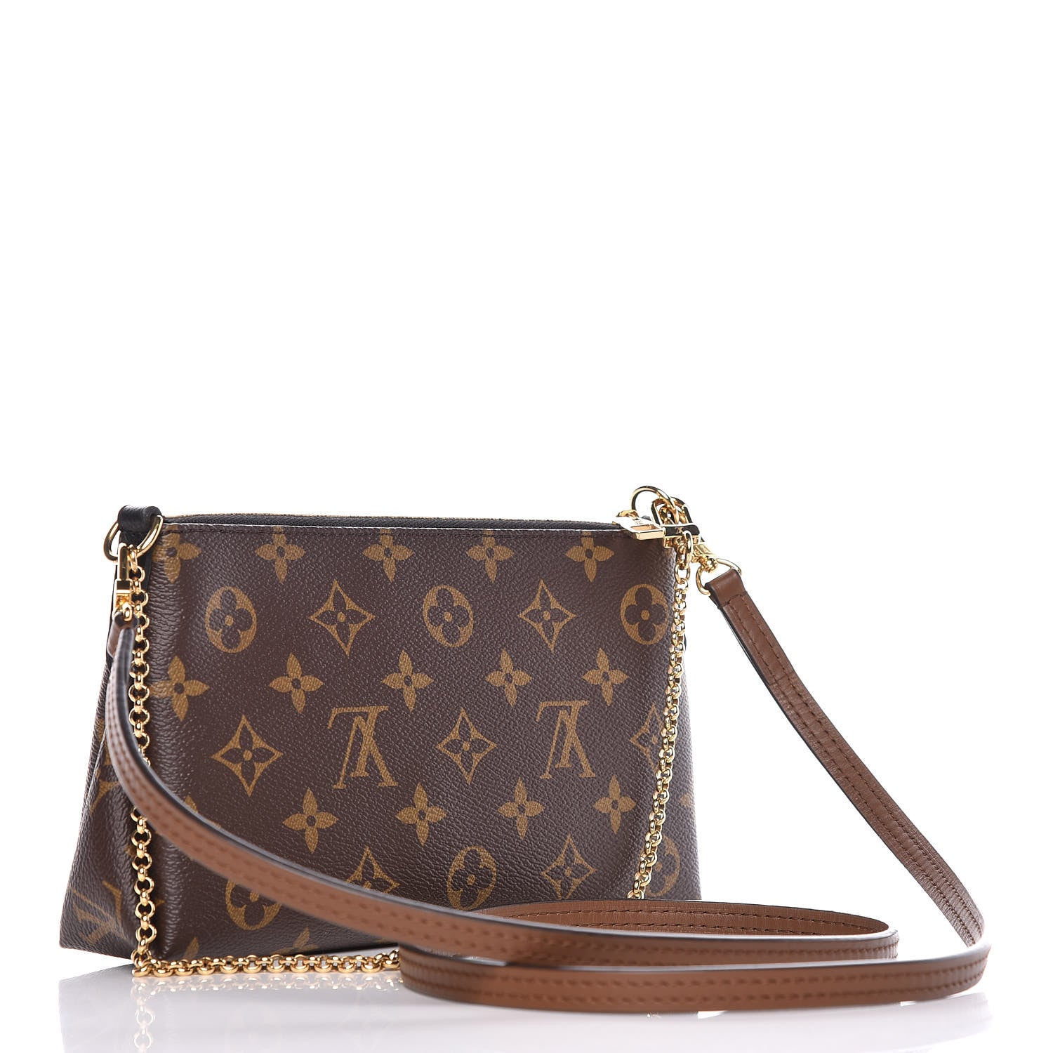 Louis Vuitton Monogram Pallas Clutch Black 3 of 11