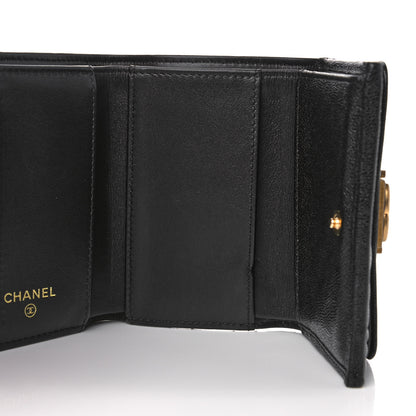 Chanel Caviar Quilted Small Boy Flap Wallet Black 5 of 11