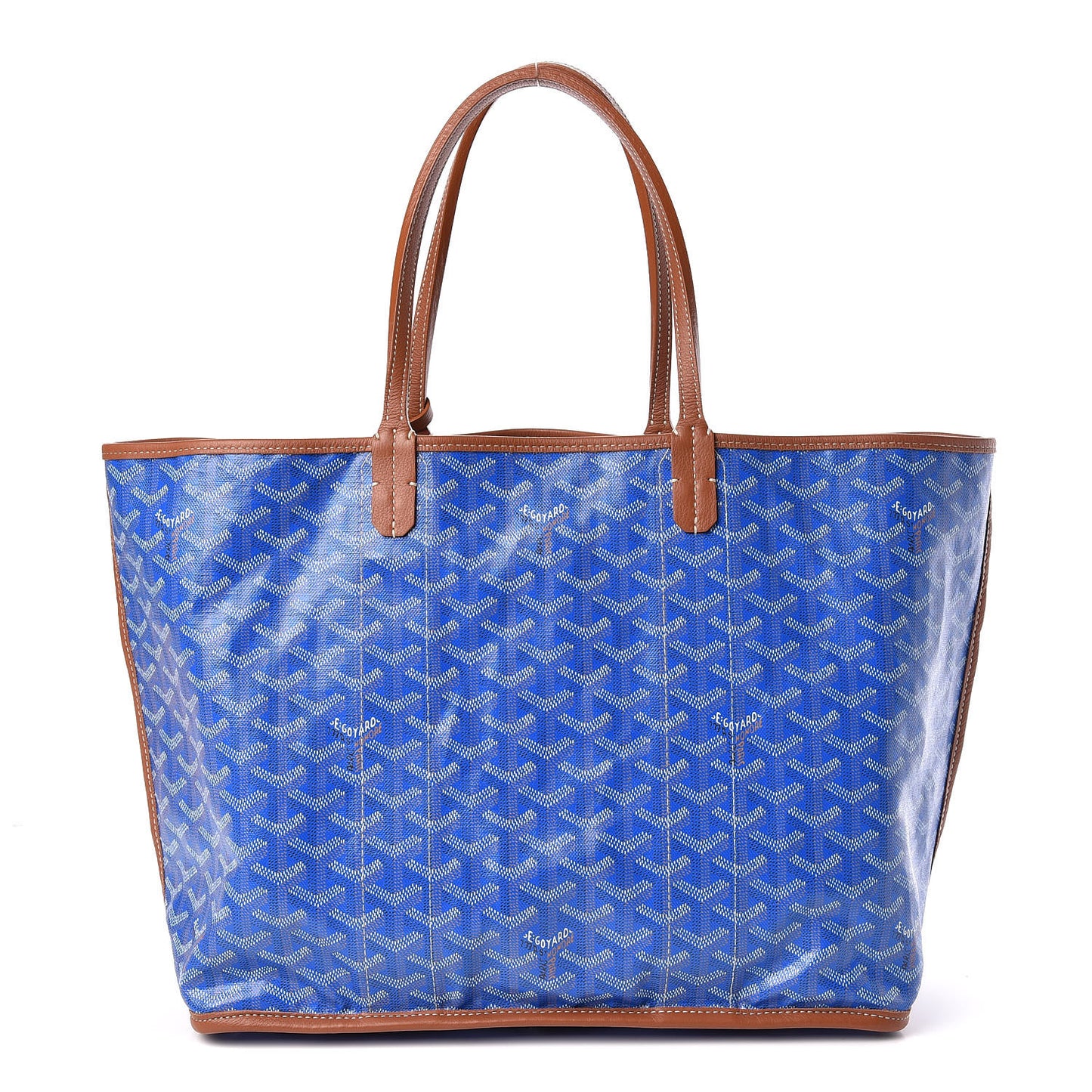 Goyardine Reversible Anjou PM Sky Blue Gold
