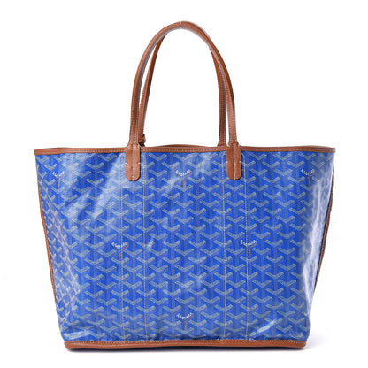 Goyard Goyardine Reversible Anjou PM Sky Blue Gold 4 of 17