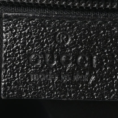 Gucci Monogram Medium Half Moon Hobo Black 6 of 10