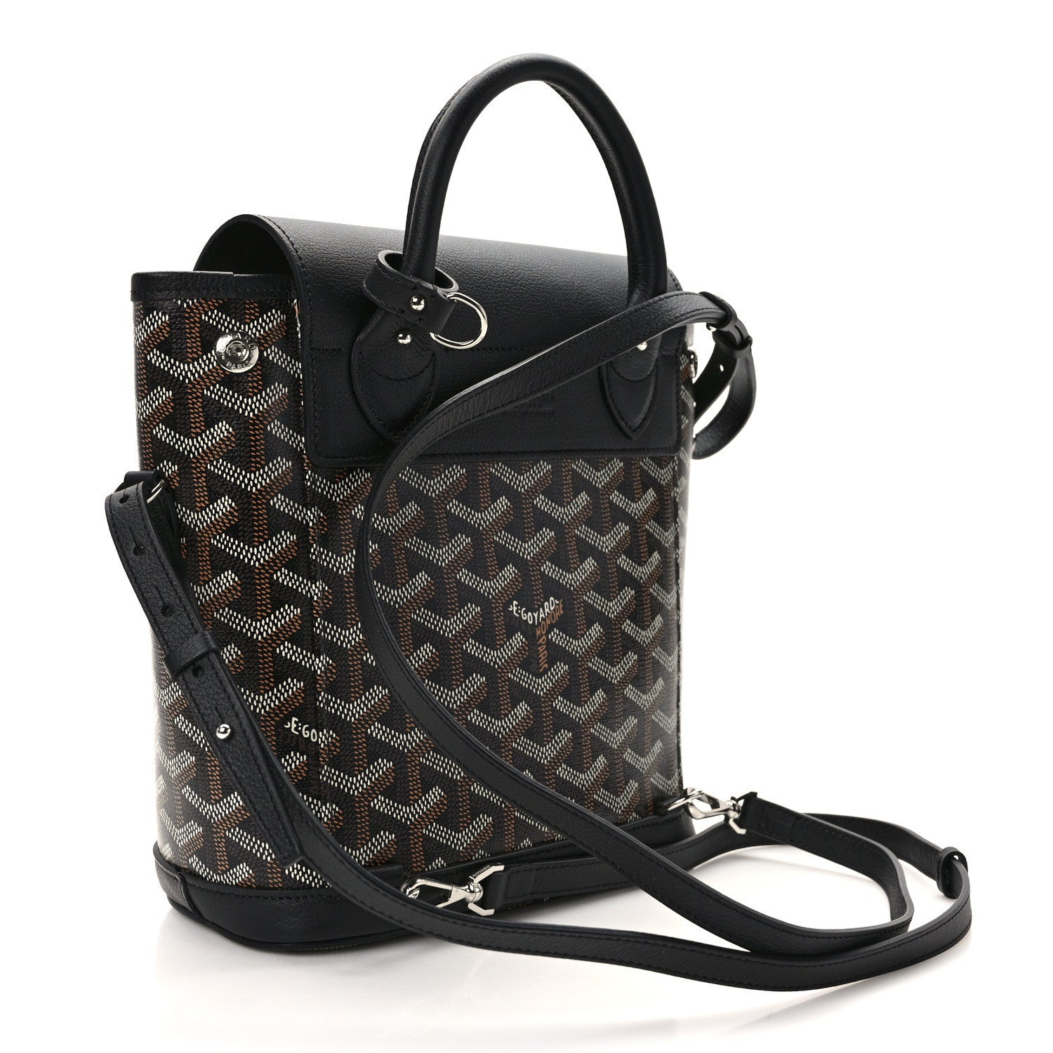 Goyard Goyardine Calfskin Mini Alpin Backpack Black 3 of 12