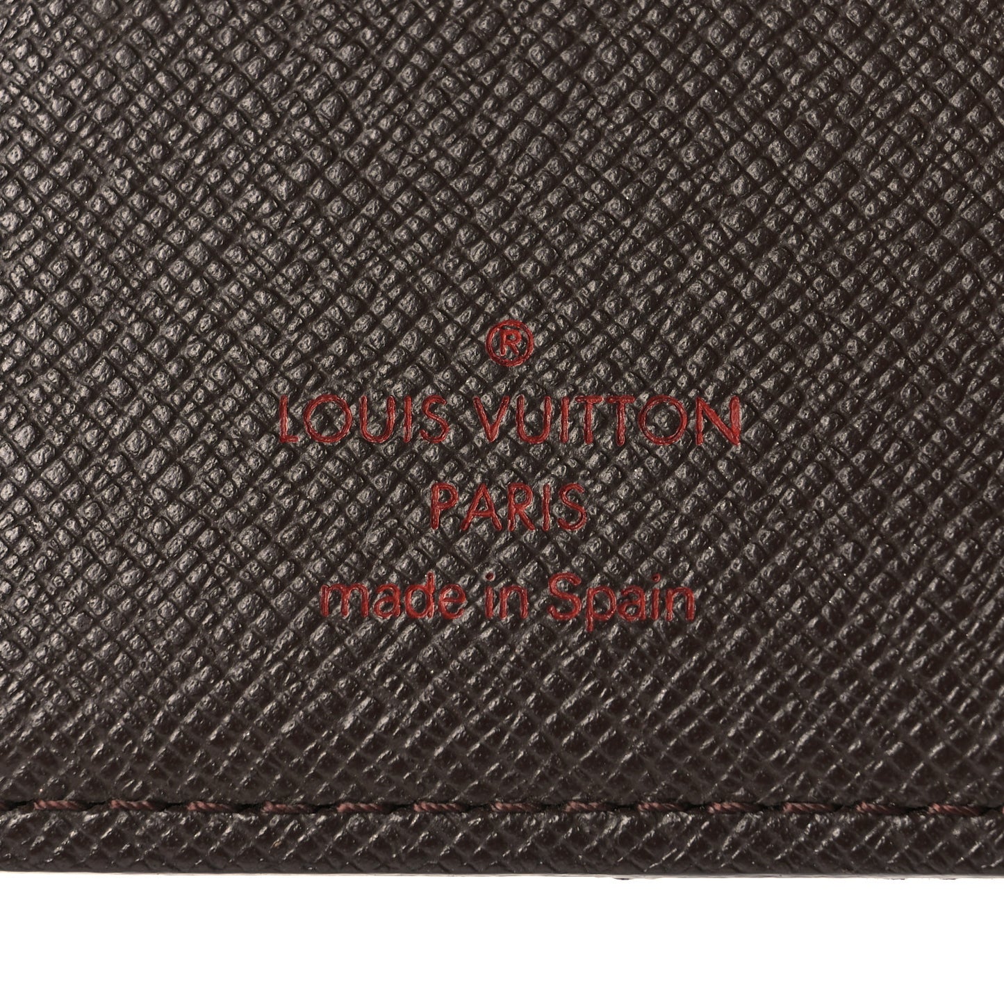 Damier Ebene Small Ring Agenda Cover