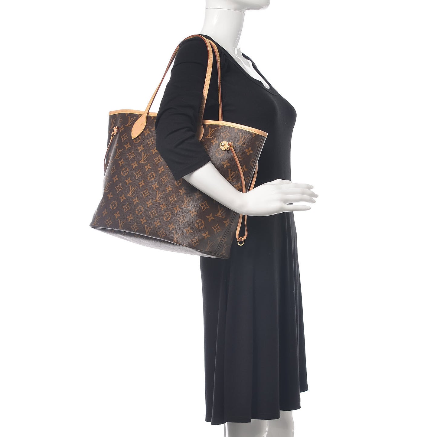 Monogram Neo Neverfull MM Rose Ballerine