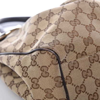 Gucci Monogram Medium Sukey Tote Dark Brown 8 of 13