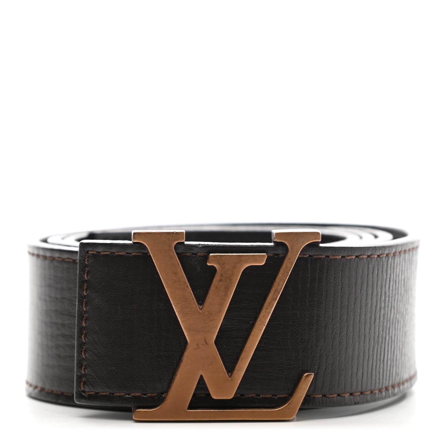 Louis Vuitton Utah LV Initiales 40mm Belt 90 36 Coffee 1 of 10