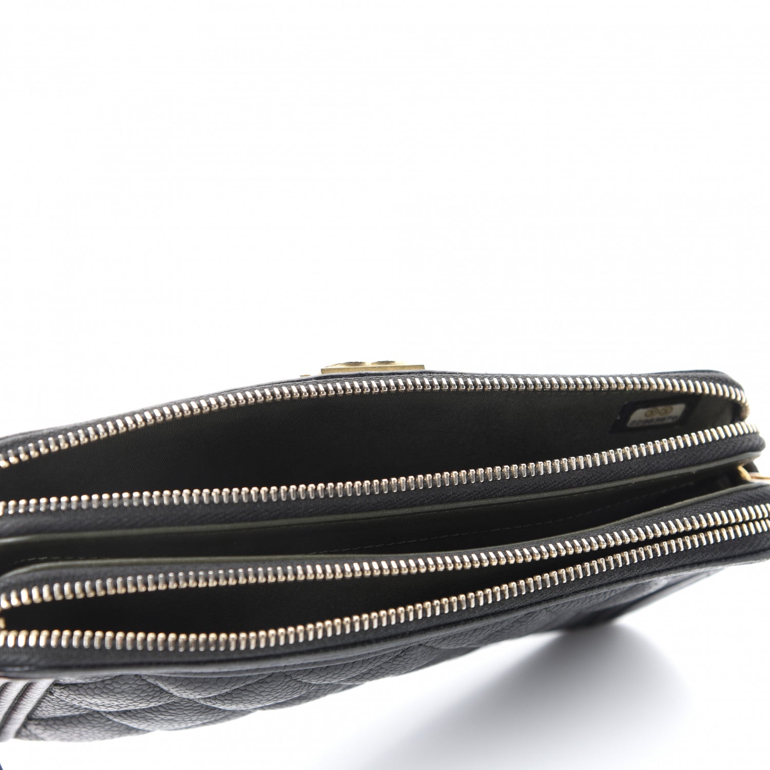 Chanel Caviar Quilted Small Boy Clutch With Chain Black 5 of 17