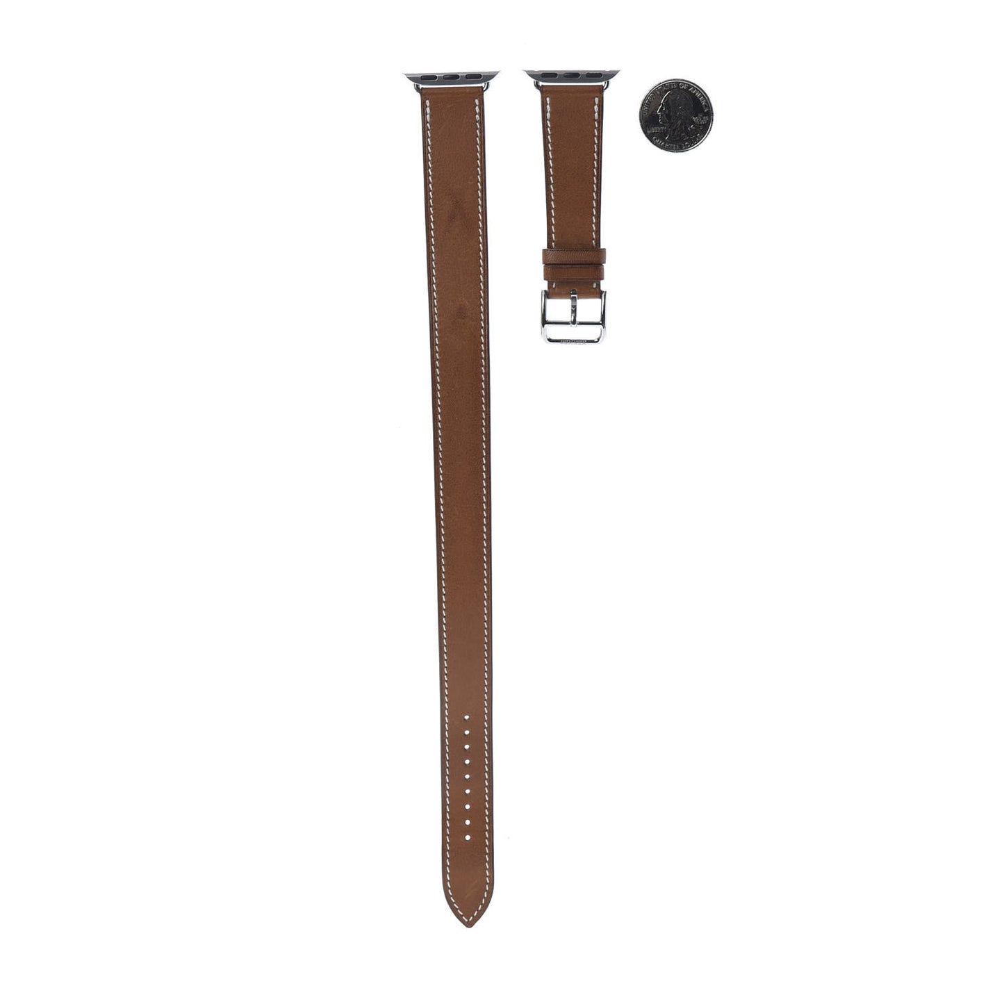 Barenia 40mm Apple Watch Double Tour Band Fauve